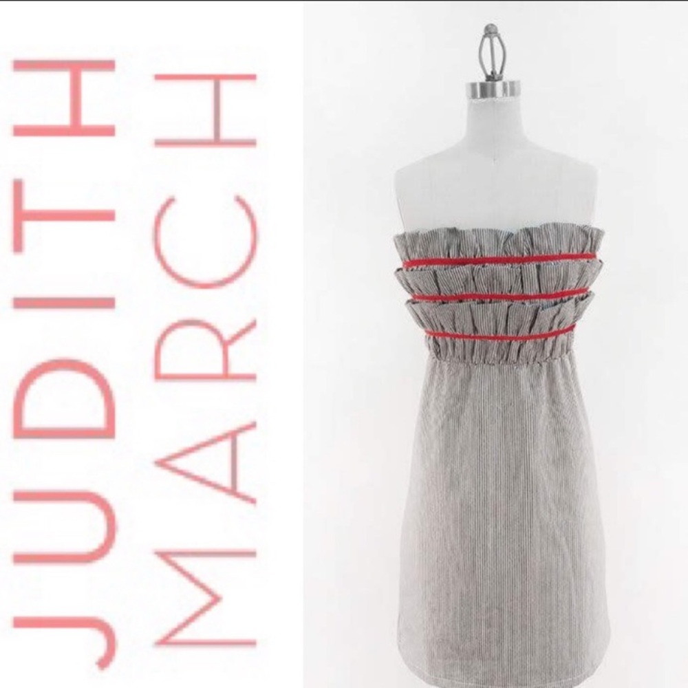 Sold - Judith March seersucker dress